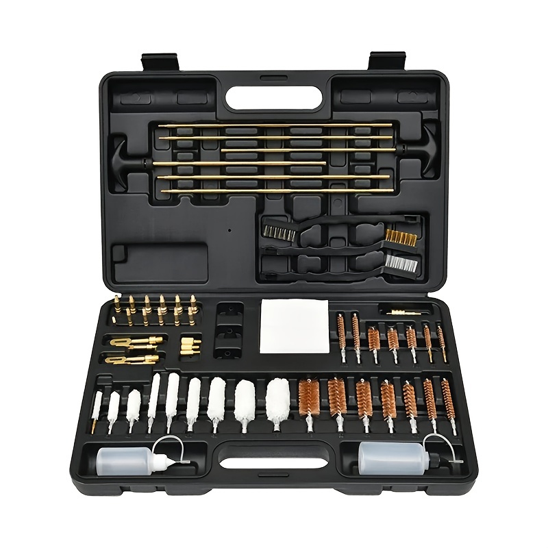  BOOSTEADY Universal Handgun Cleaning kit .22,.357,.38,9mm,.45  Caliber Pistol Cleaning Kit Bronze Bore Brush and Brass Jag Adapter :  Sports & Outdoors