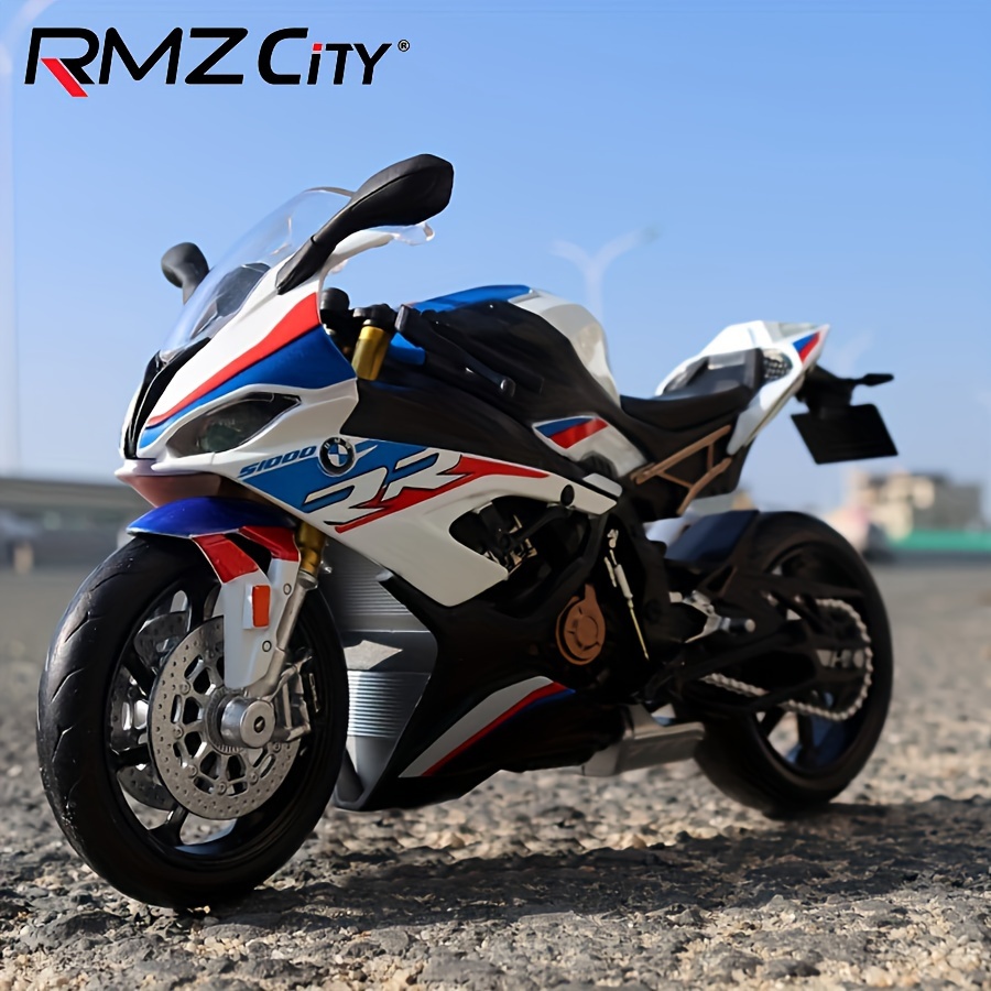  Maisto 1/12 BMW S1000Rr Motorcycle, White/Red/Blue Multi : Toys  & Games