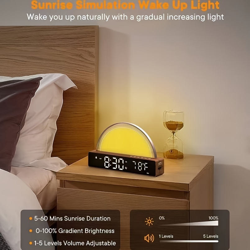 Sveglia con simulatore d'alba Lumie Sunrise - Terapia della luce