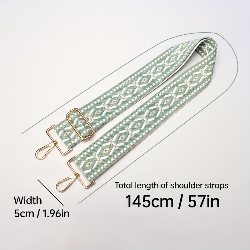 Embroidery Simple Adjustable Shoulder Strap, Thickened Bag