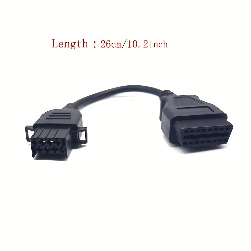 OBD2 16 pin male to DB15 pin female diagnostic cable compatible
