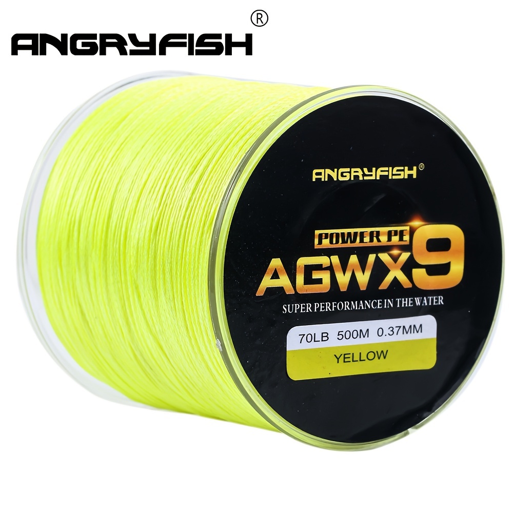 Agwx9 Braided Fishing Line - Super Strong And Smooth, Long Casting