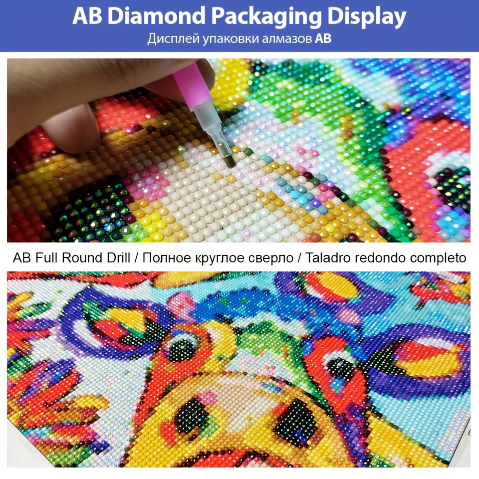 Partial AB Drill-Full Round Drill Diamond Painting -Dragon -40*40cm