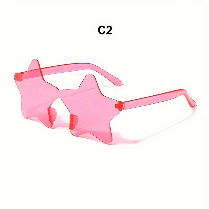 Pink star sales shaped sunglasses