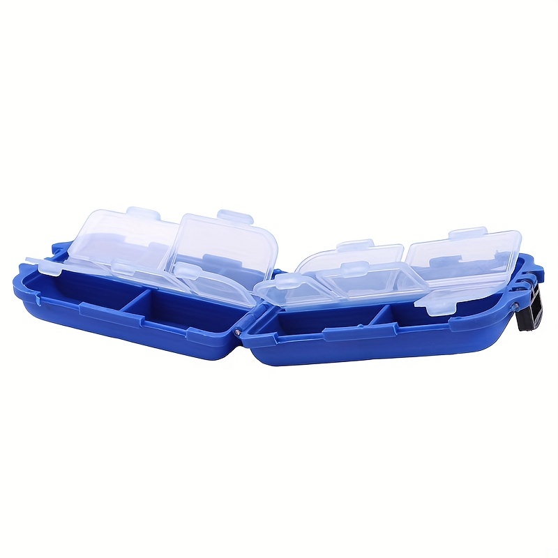 Hlotmeky Small Tackle Box Organizer 4 Pack Mini Tackle Boxes Plastic  Fishing Organizer Tackle Storage Containers Kayak Fly Boxes