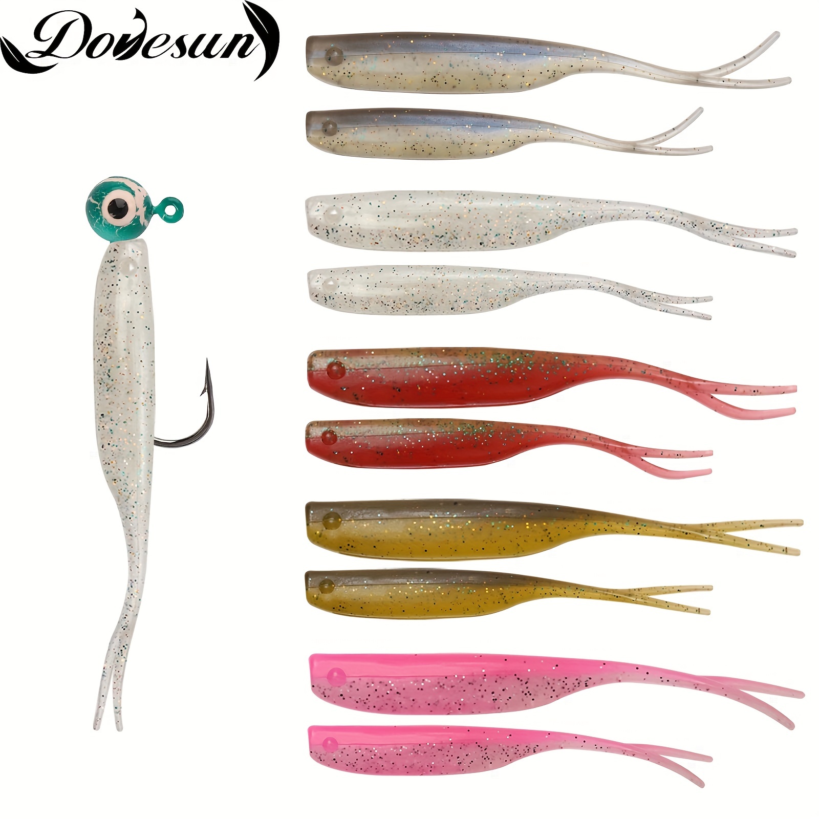 Artificial Lures Minnow Bait Rattling Beads Floating Plastic