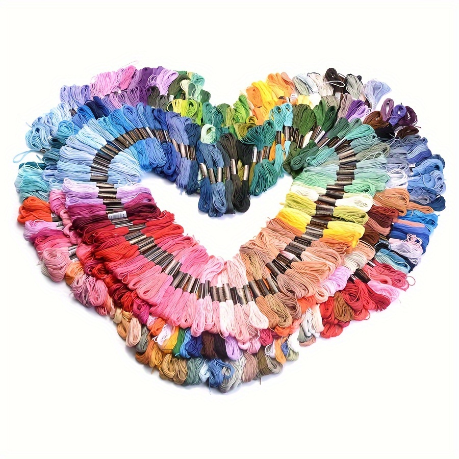 50 colors Rainbow Color Embroidery Floss Embroidery Thread - Friendship  Bracelet String for Cross Stitch, Hand Embroidery, String Art, Craft Floss
