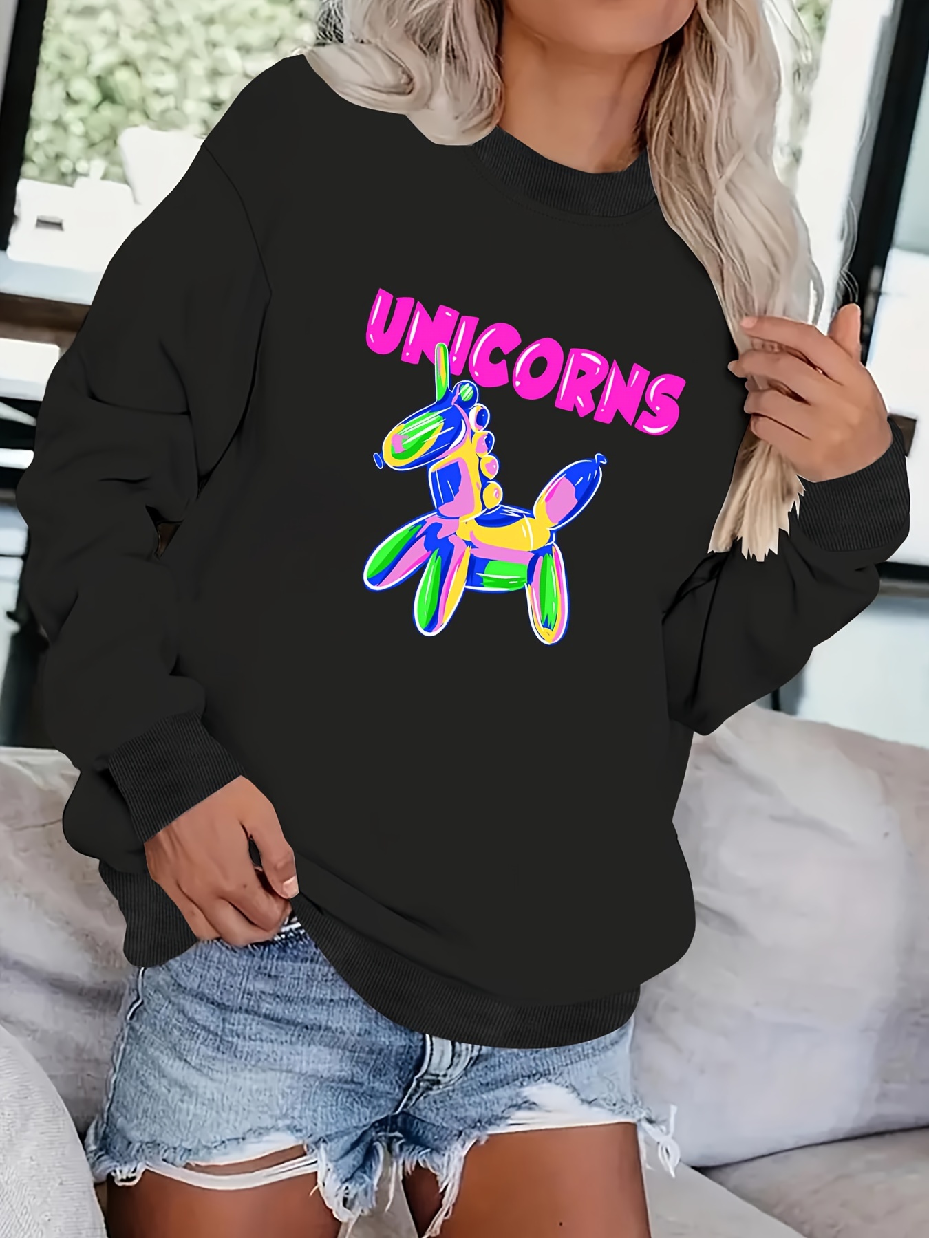 Sudadera discount unicornio mujer