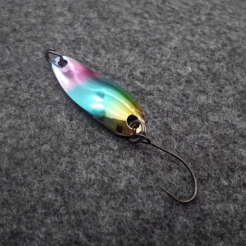Spoon Fishing Lure Artificial Metal Bait Trout Fishing - Temu