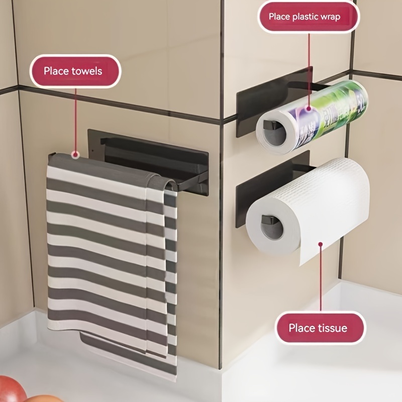 Paper Towel Holder Vertical Paper Storage Display Stand - Temu