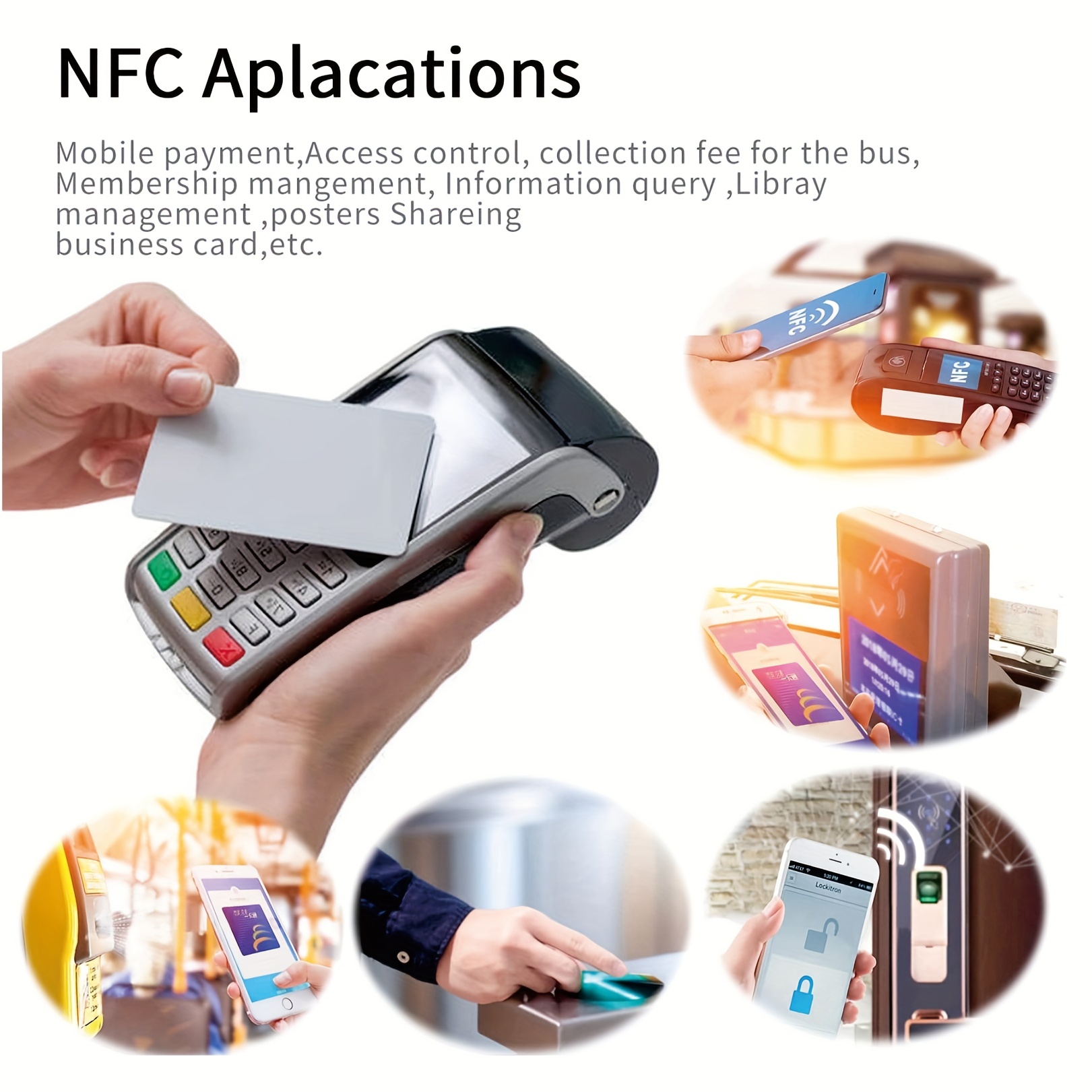 Tag Nfc Schede Nfc Programmabili Chip Nfc Carta Visita Nfc - Temu