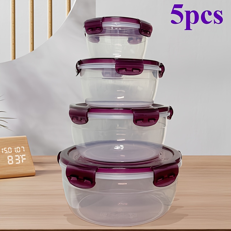 Purple Microwaveable Food Storage Containers