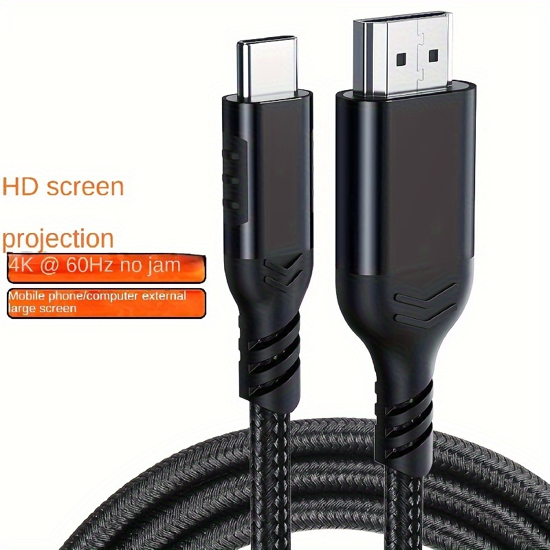  Adaptador HDMI USB tipo C Cable MHL 4K HD Video Convertidor  Digital Cable de carga espejo para iMac MacBook Samsung Laptop Galaxy S21  S20 S10 S9 S8 Note 20 10 LG