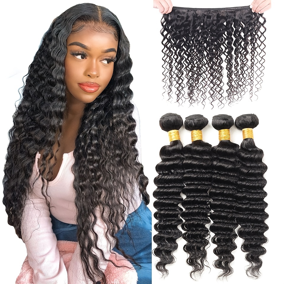 Human hair deals weave deep wave