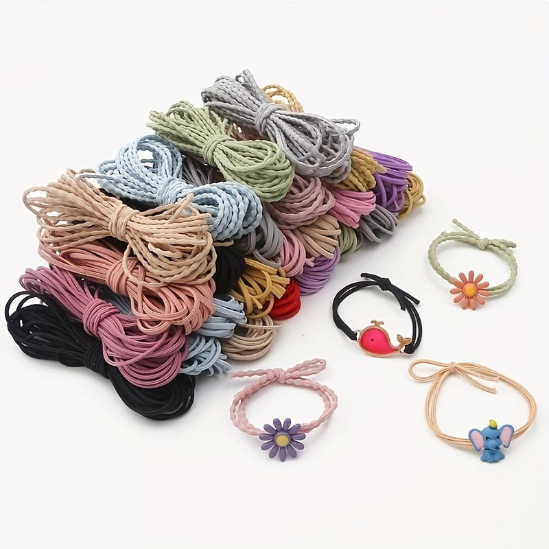10.9yd Stretchy Bracelet Necklace String Sturdy Rainbow - Temu