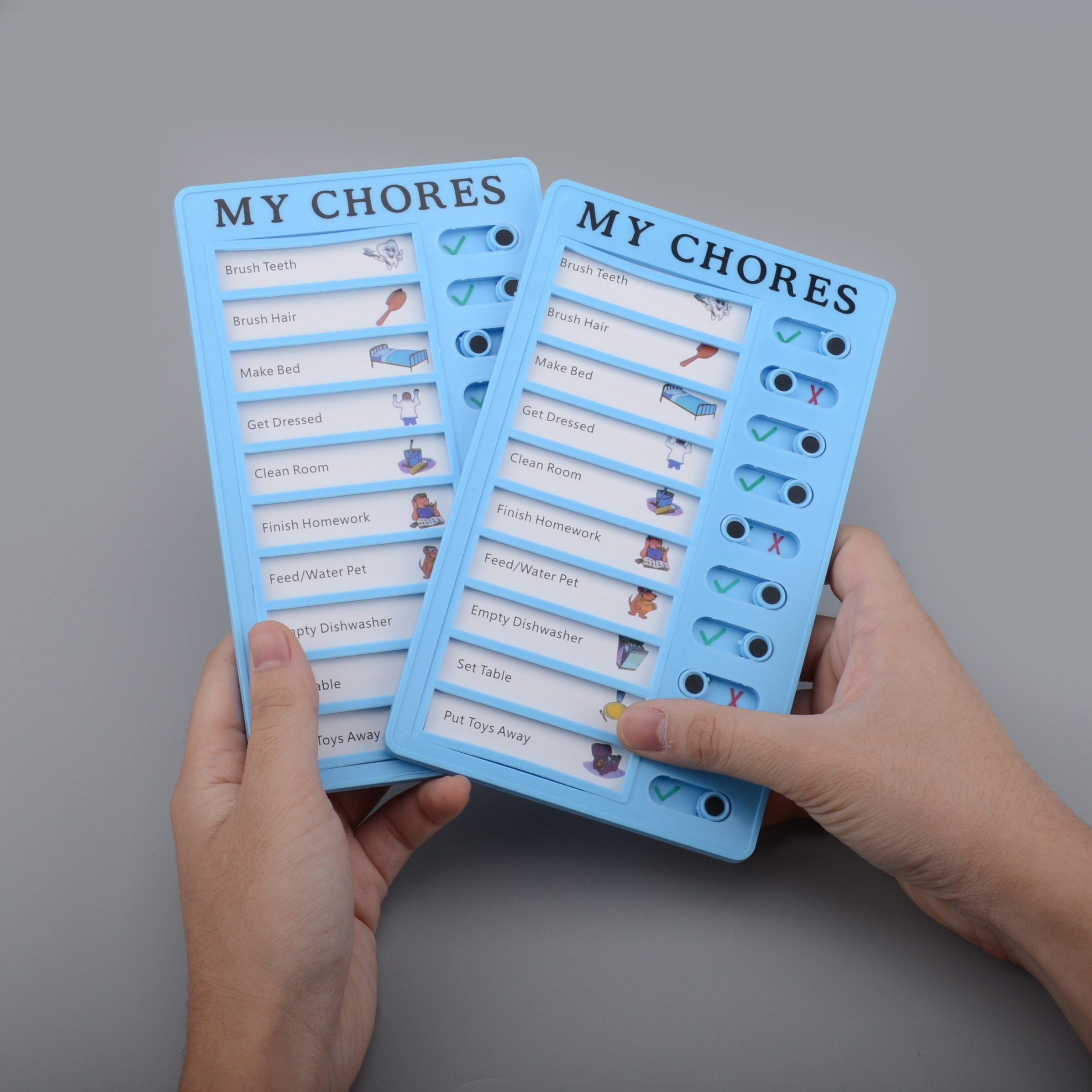 English Self Discipline Puncher Daily Plan Board To Do List RV Checklist
