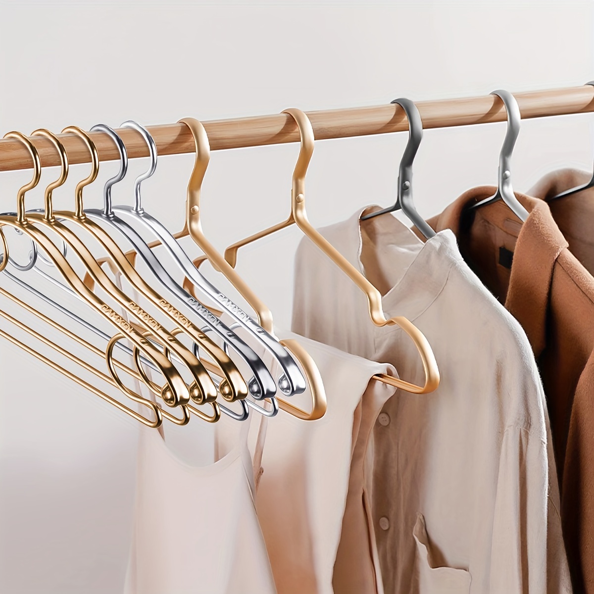 5Pcs Coat Hanger Non Slip Closet Organizer Heavy Duty Clothes Hanger Luxury  Dress Suit Hangers for Dress Shirts Ties Jeans Pants - AliExpress