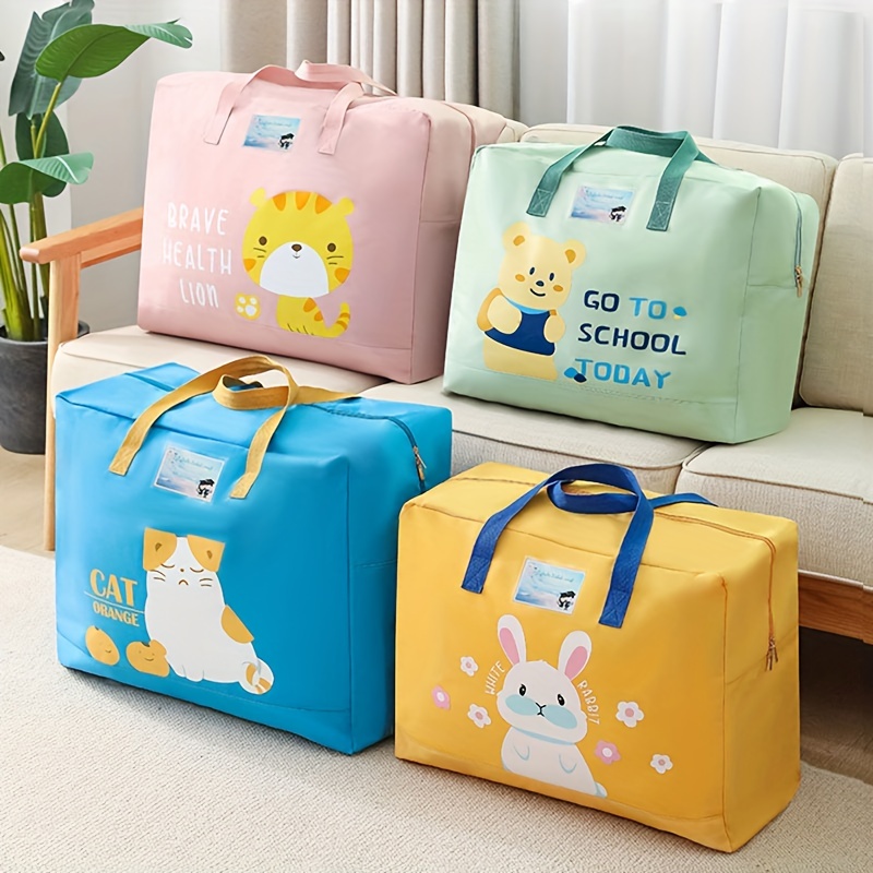 Kawaii Cute Quilt Storage Box Cartoon Pattern Luggage - Temu