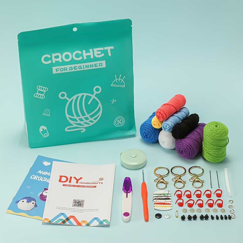 1set Kit Crochet Principiantes Pequeña Rana Tutoriales En - Temu Chile