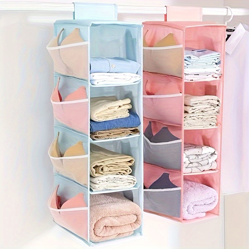Decor Store Oxford Cloth Washable Multilayer Foldable Hanging Storage Rack  Clothes Organizer