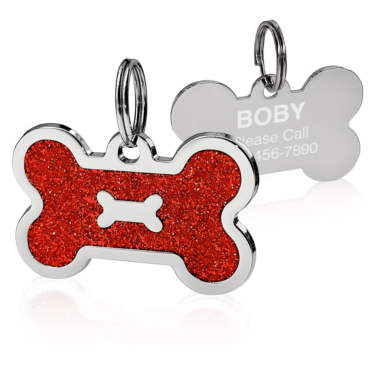 Pet Bone ID Tags, Bone Shaped Pet ID tags