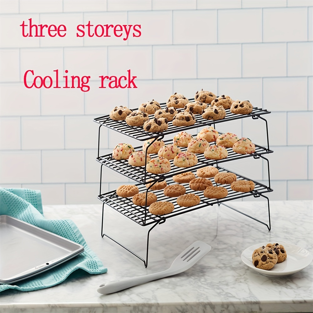Cooling Rack For Baking, Baking Rack 3 Layer Non Stick Cooling