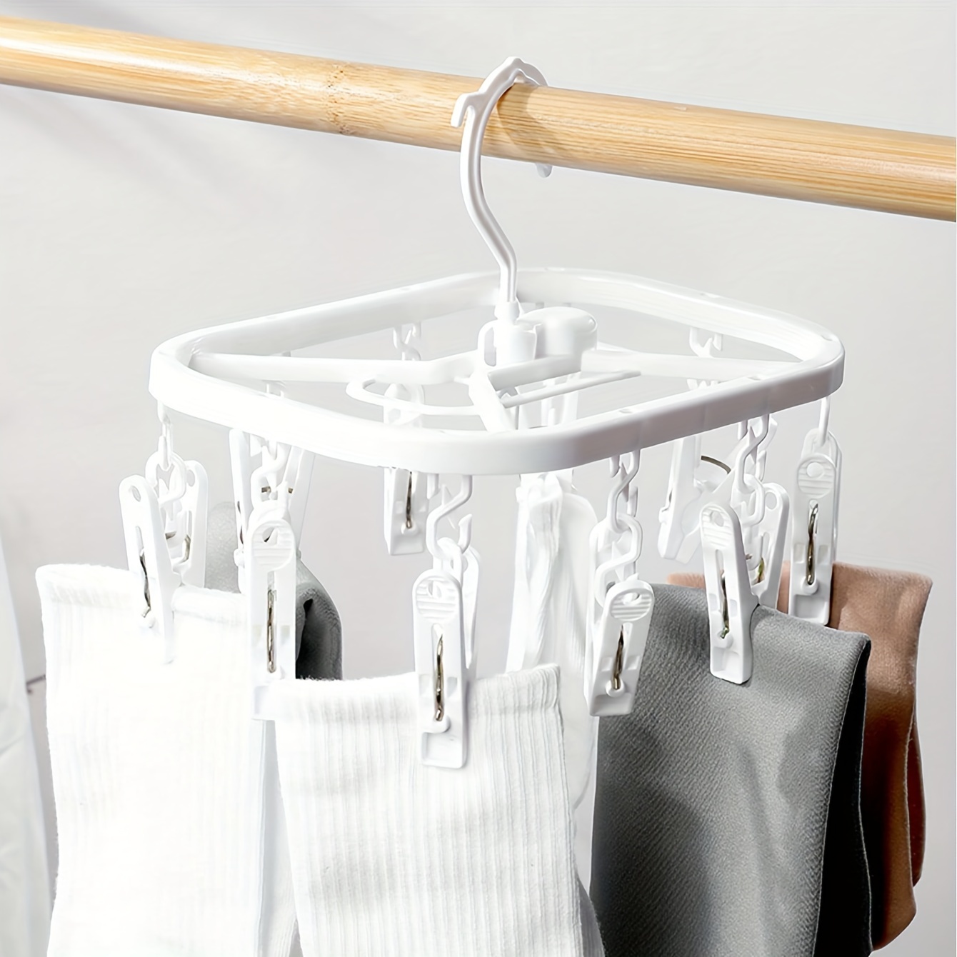 Calze asciugatura corda deposito lavanderia divisore organizzatore  risparmio asciugatura stendibiancheria corda lavatrice asciugatura calze  linea strumento lavanderia