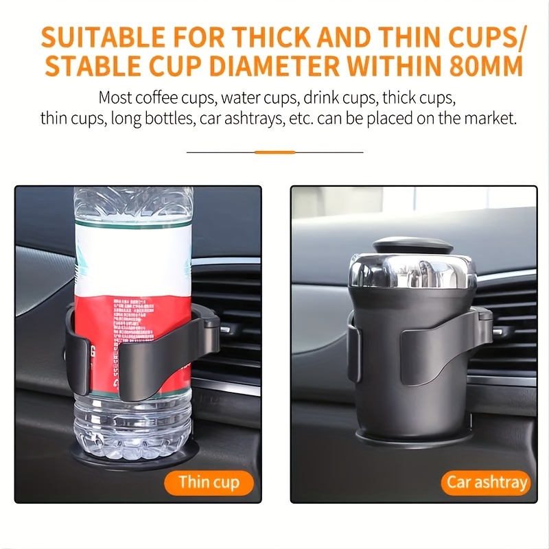 Car Cup Holder Air Vent Outlet Drink Water Coffee Bottle - Temu