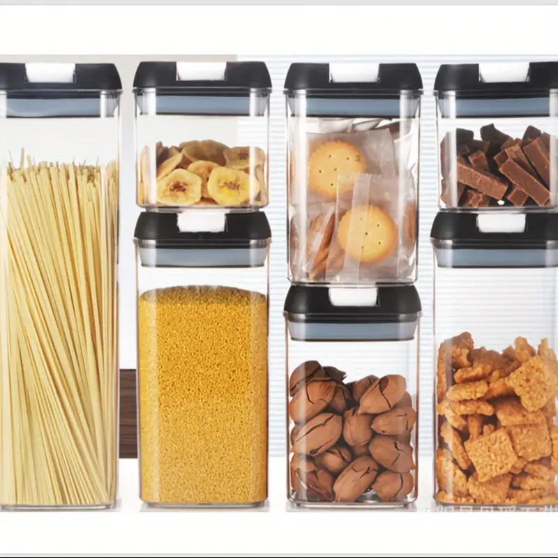 Airtight Food Storage Containers Set For Home Organization - Temu