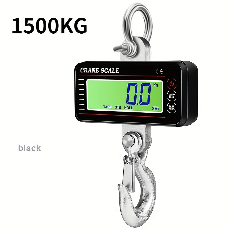Hanging Scale Black Electronic Lcd Digital Scale Backlight - Temu