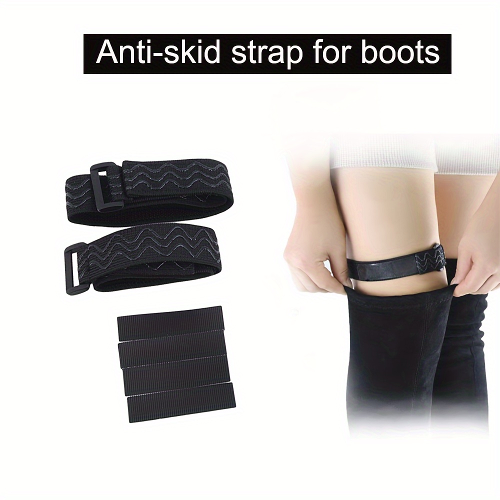 Knee High Boot Straps Adjustable Elastic Boot Straps Hook - Temu