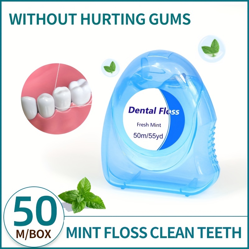 

1/3/5pcs Mint Flavor Roll Dental Floss, Deep Cleaning Dental Floss For Proper Oral Care, Portable Disposable Dental Floss Picks For Travel Daily Life Travel Must Have