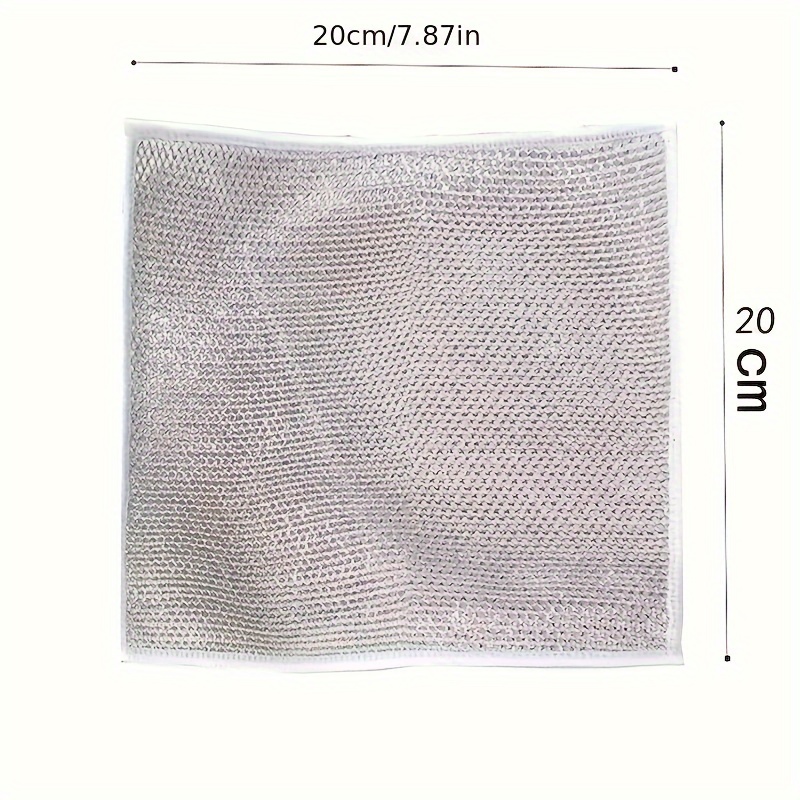 Wire Dishwashing Cloth Mesh Dishcloth For Kitchen - Temu