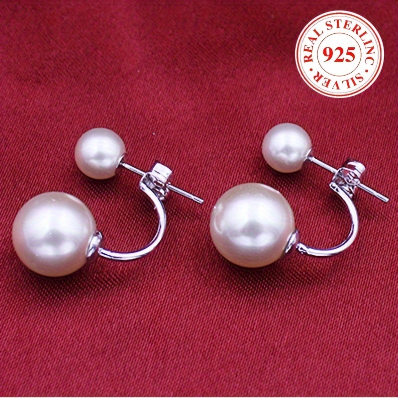 925 sterling silver hypoallergenic stud earrings embellished with   elegant vintage   female earrings details 4