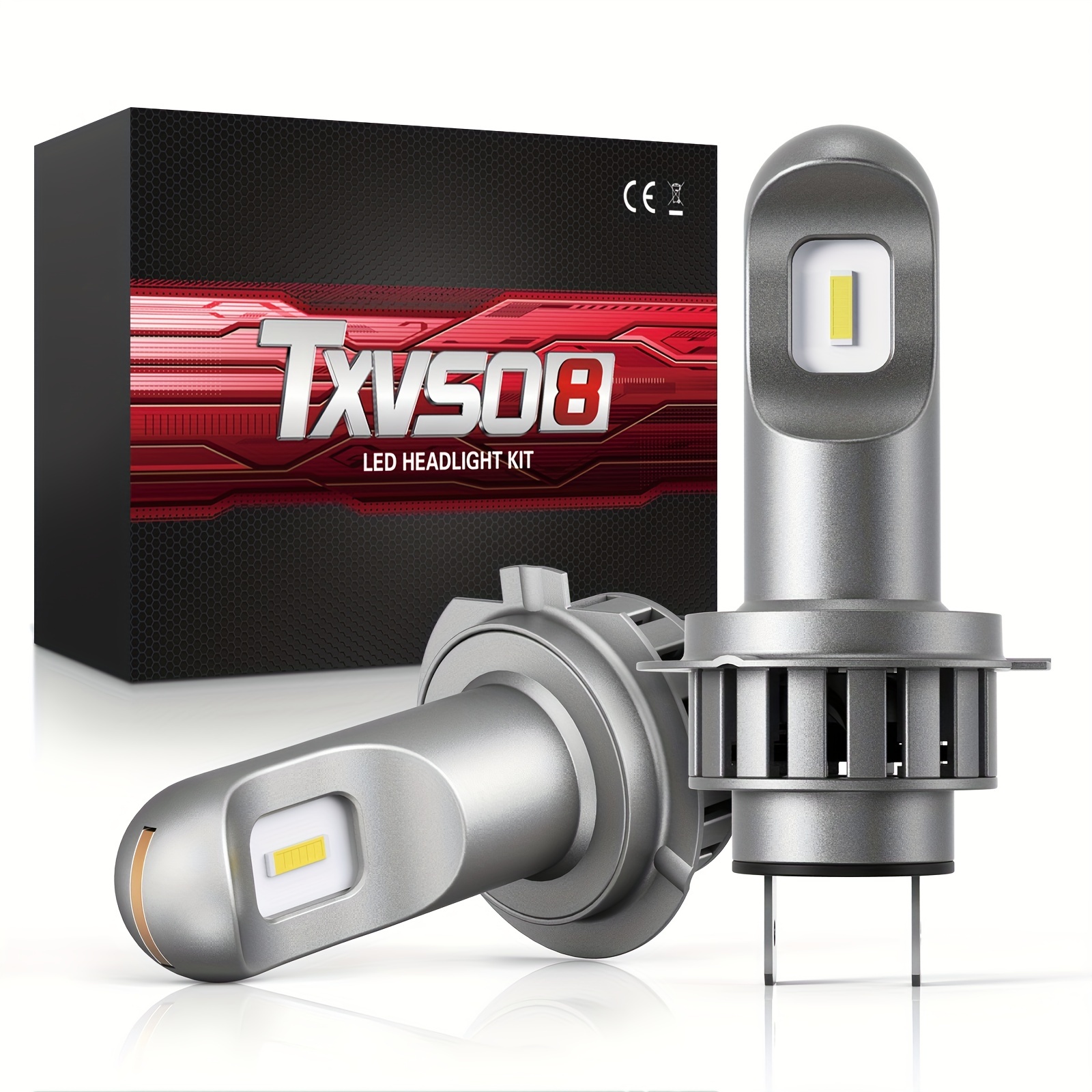 Scheinwerfer-Set, 2 x H7-LED-Scheinwerfer, 6000 K Superweiß, 110 W, 8000  lm, Nebelscheinwerfer-Set