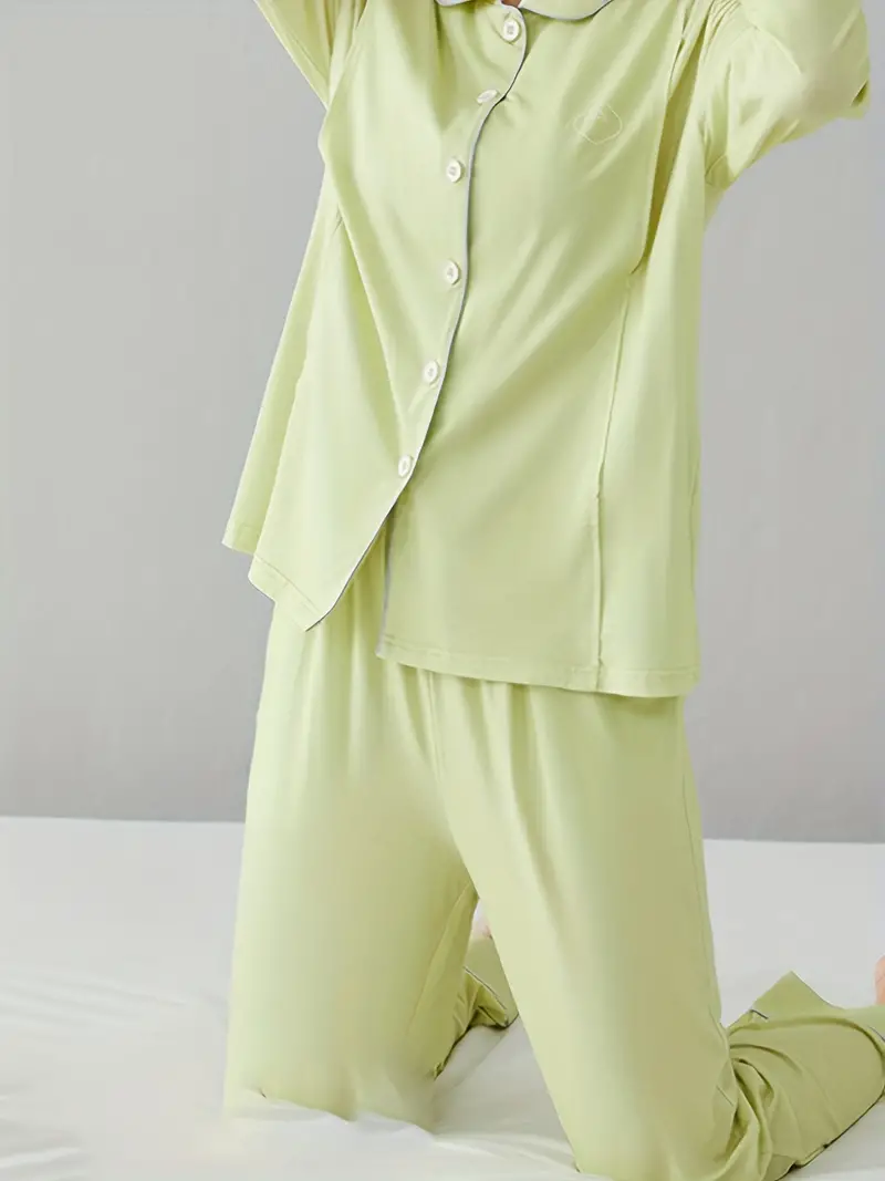 Maternity Women's Pajama Comfy Breastfeeding Button Nursing - Temu