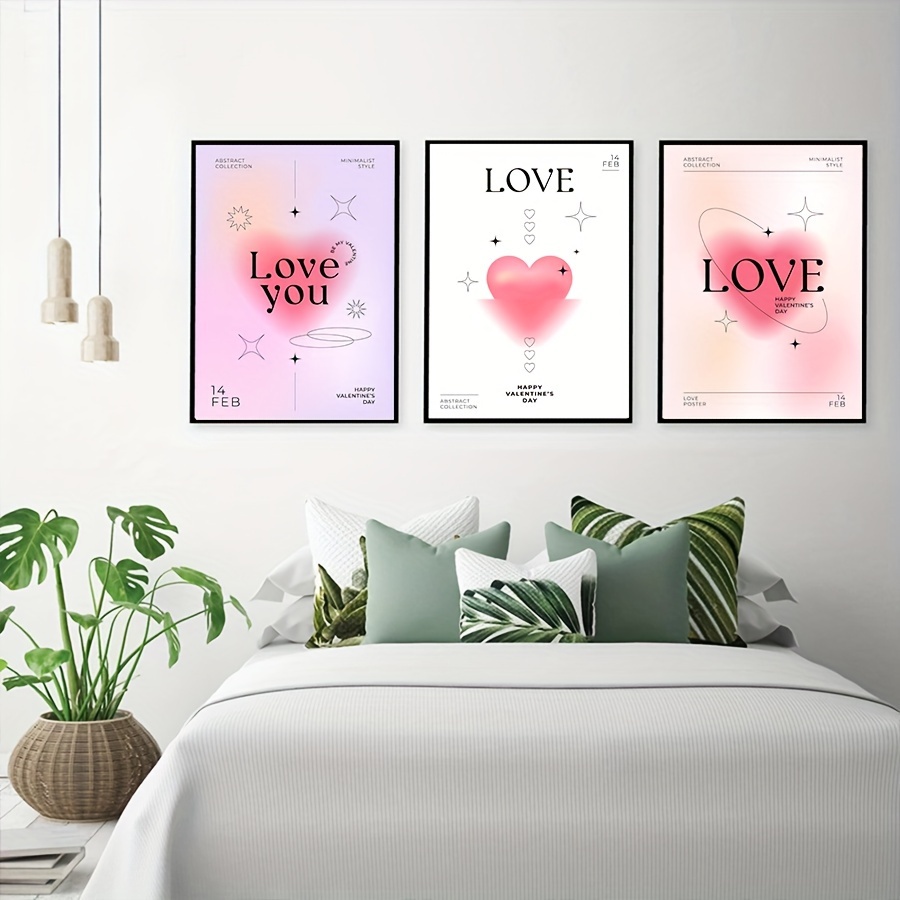 You are so loved Print Heart Gradient Poster Danish Pastel Kawaii