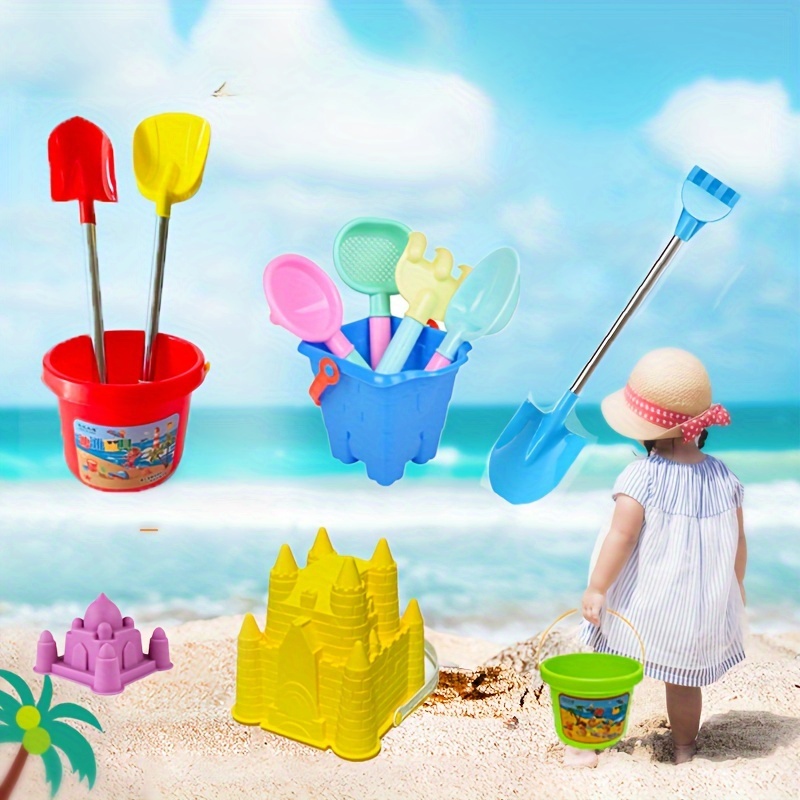 Collapsible Beach Bucket Set For Kids - Foldable Sand Bucket & Shovels,  Perfect For Beach Travel! - Temu Croatia