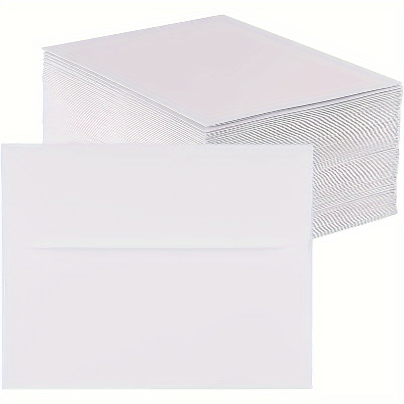 250 A7 Printable White Envelopes 5X7-250 Pack Quick Self Seal,for 5x7 s,  Perfect for Chirstmas s, 