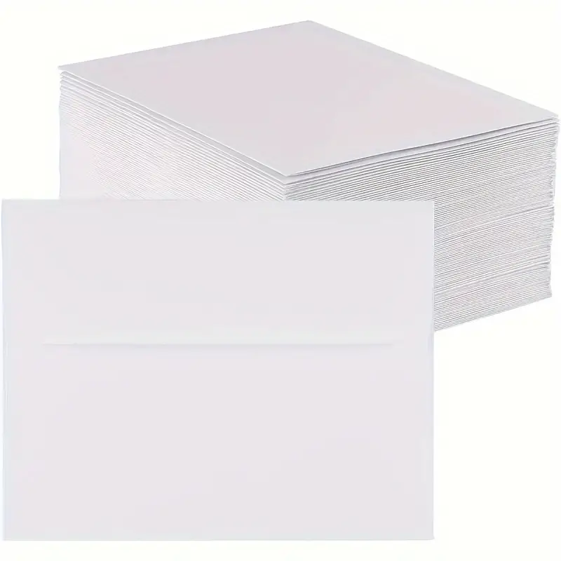 A7 White Envelopes 5x7 Envelopes Printable Quick Self Seal - Temu