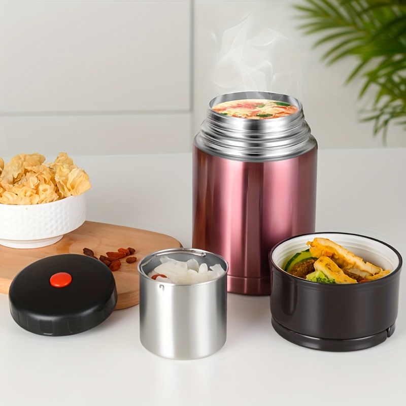 Insulated Food Jar Stainless Steel Vacuum Jars Thermal - Temu