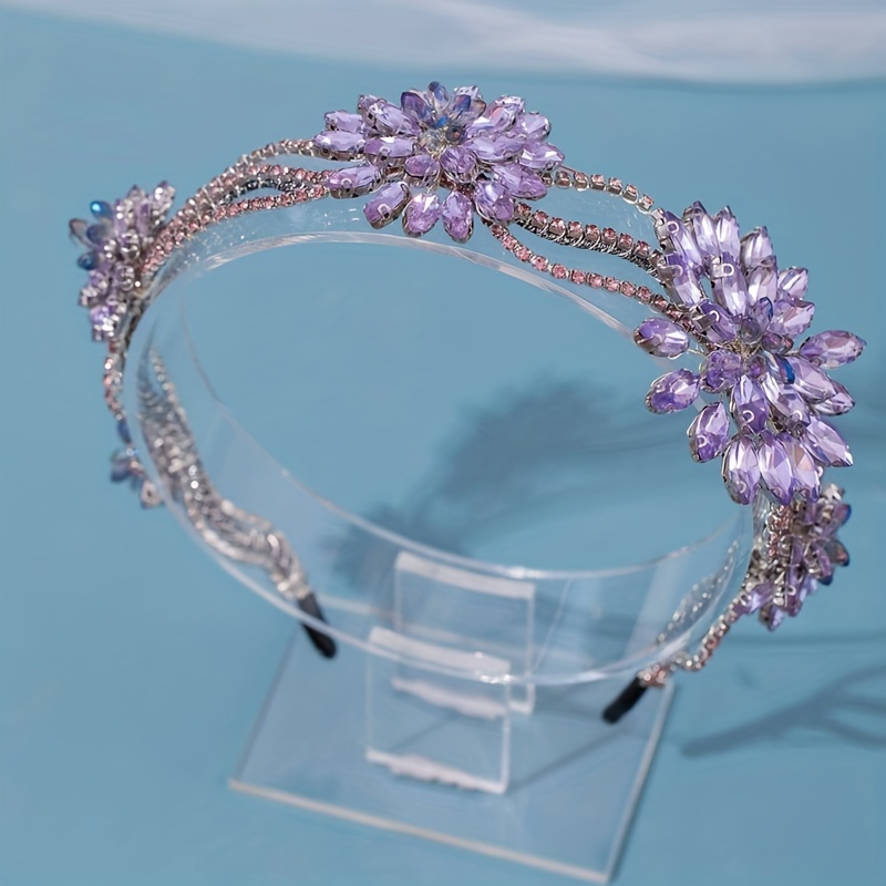 elegant baroque inspired bridal headband princess - Temu display picture 3