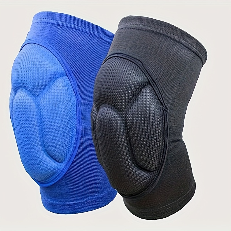 Rodilleras Sajy Premium con tecnología de cojín de espuma hecha de tela  transpirable para voleibol, balonmano, talla L (130-150 lbs) corto - Panal  negro K