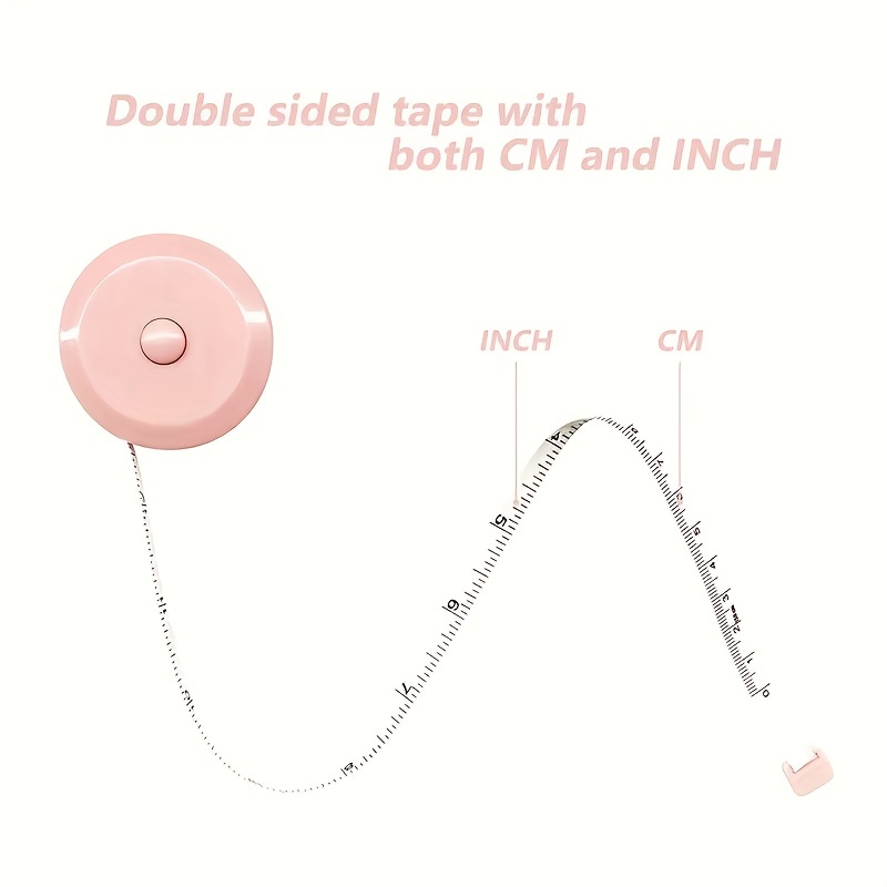2Pcs Retractable Measuring Tape for Sewing