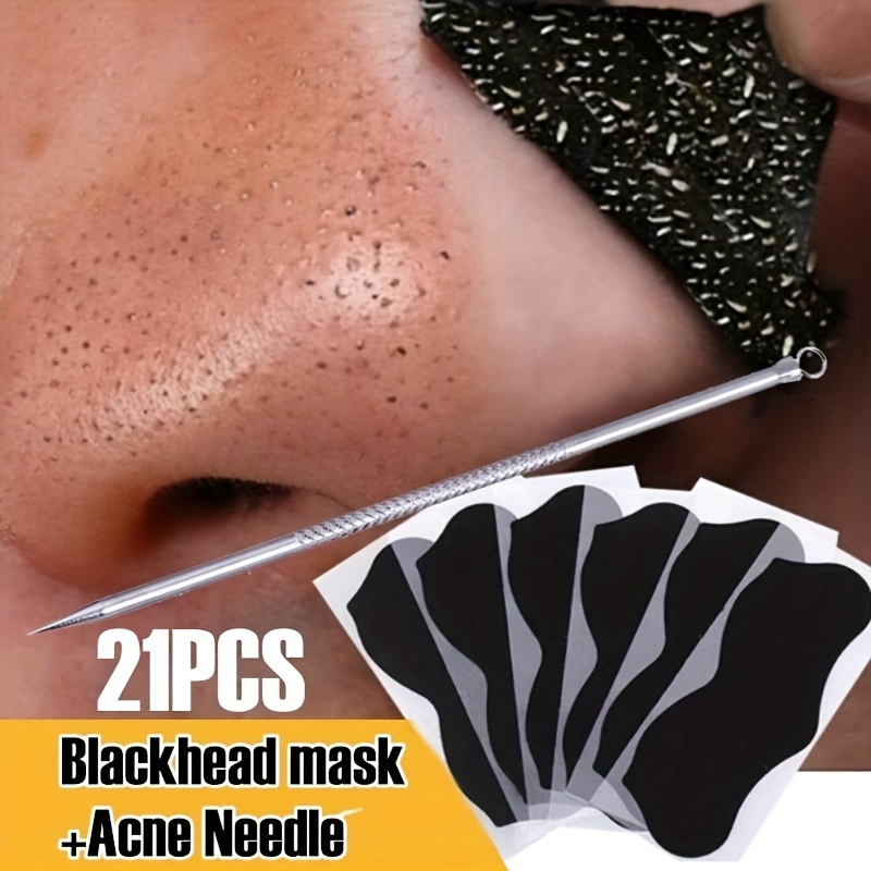 20 Pcs Blackhead Strips Charcoal Pore Remover Deep Nose Cleansing