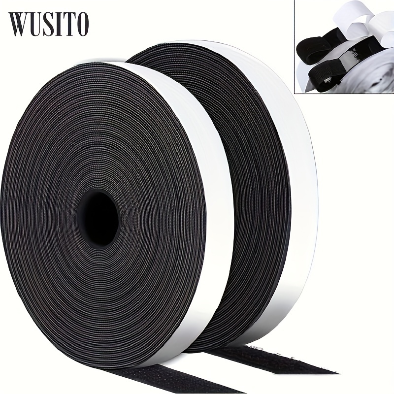 Hook and Loop Tape Roll with Heavy Duty Adhesive Industrial