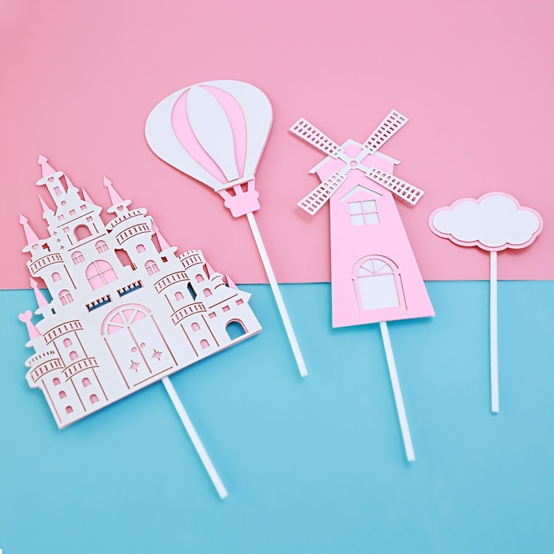 Personalised Princess Castle Cake Topper – Lilyandrosecaketoppers
