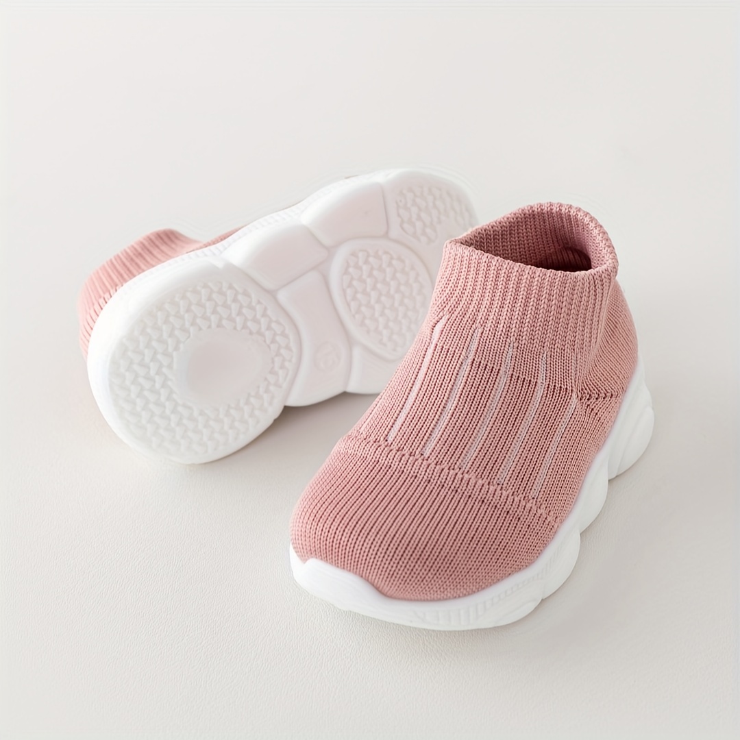 Stylish Baby & Toddler Sneakers - Slip-On, Breathable Fabric, Non-Slip Rubber Sole for Casual Attire, Men's And Women's, Sports Shoes