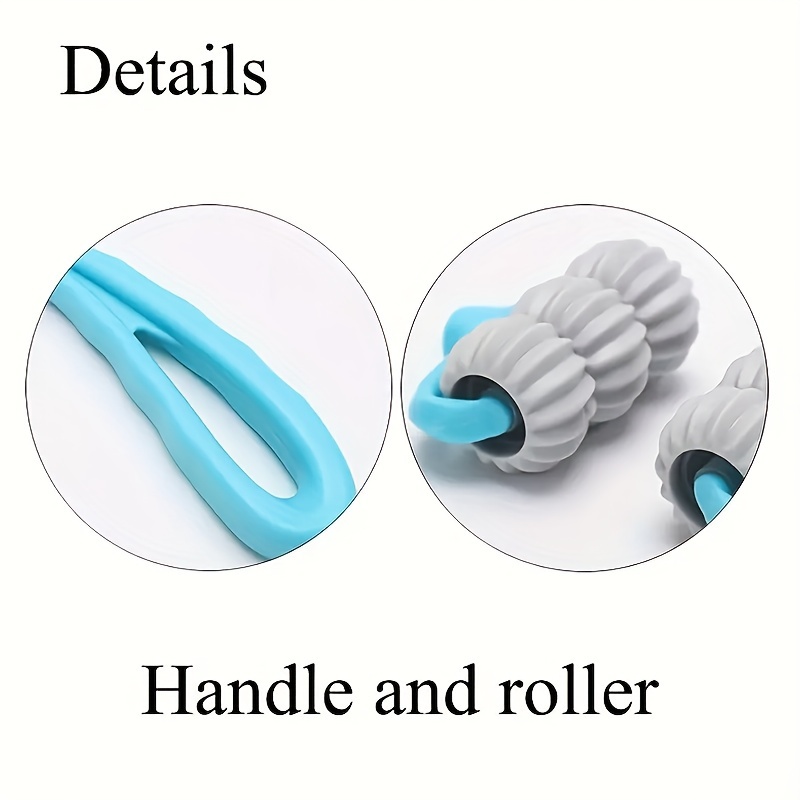 1PC Plastic Pressure Point Relieve Neck Roller Massage Clip For