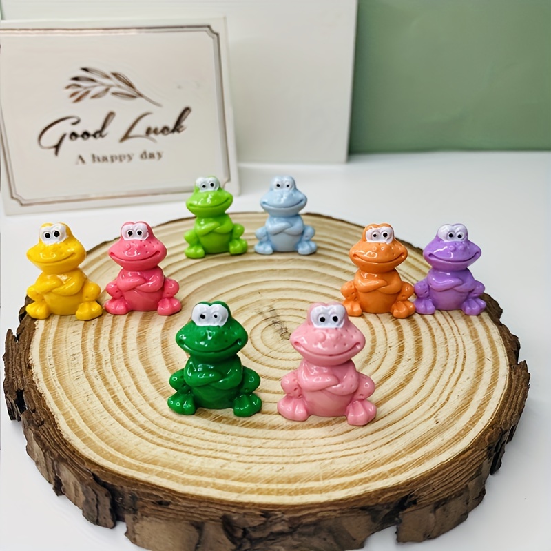 Figurine voiture tableau de bord ornement petits ornements gâteau  décoration Animal jouet pour bureau entrée Table paysage StyleA